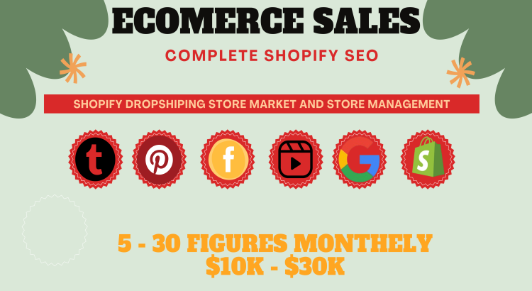 I will boost shopify sales with shopify dropship marketing shopify ecommerce promotion